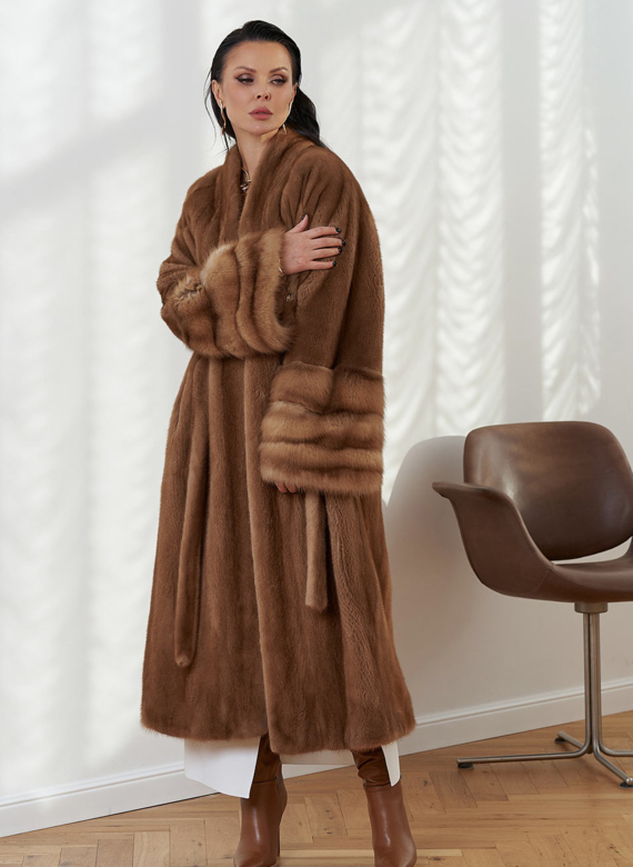 Женская шуба из скандинавской норки